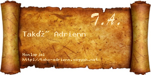Takó Adrienn névjegykártya